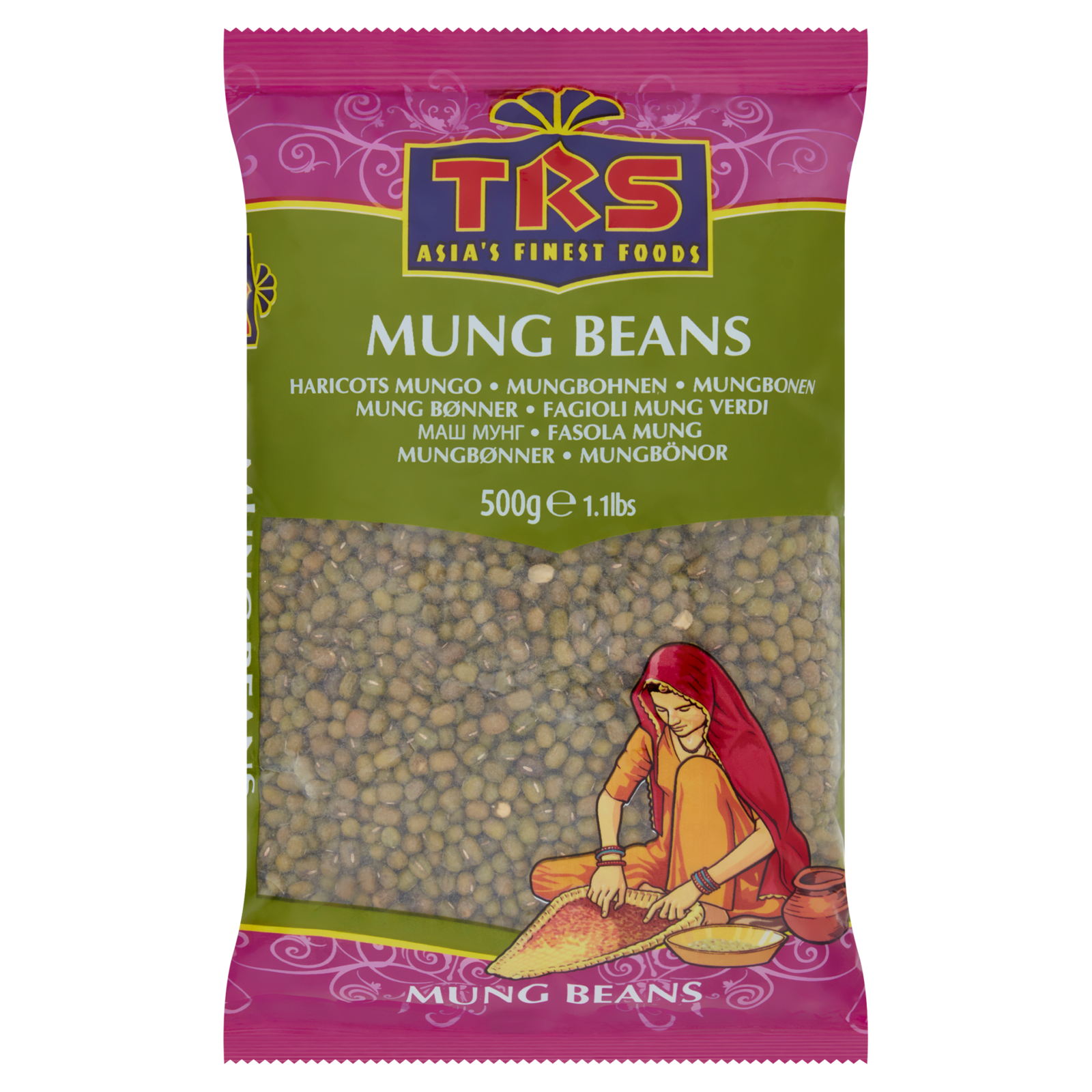 Mung Whole (Mung Beans, Nuts & Pulses)-Trs 2Kgx6 - Image 1